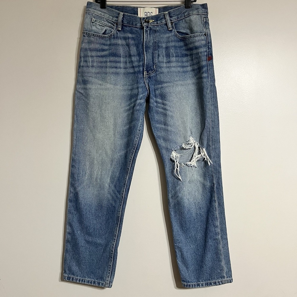 Men's BDG Urban Outfitters Vintage Slim Fit Baggy Distressed Jeans Size‎ 32x30